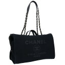 シャネル CHANEL AS4166 ドーヴィルチェーンショルダー2WAYボストンバッグ(ブラック×ゴールド)【522052】【GZ11】【小物】【中古】bb...