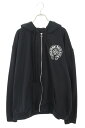 クロムハーツ Chrome Hearts サイズ:XXL SWTSHRT HD ZIP ジップパーカー 東京限定バックホースシュープリントジップアップパーカー(...