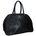 クロムハーツ Chrome Hearts GYM MD ジムバッグ オールドミディアムレザーハンドバッグ(ブラック×シルバー)【622052】【OM10】【小...