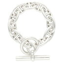 エルメス HERMES サイズ:11LINK Chaine d'Ancre TGM シェーヌダンクルTGMシルバーブレスレット(シルバー 104.2g)【203...