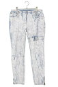 アクネストゥディオズ ACNE STUDIOS サイズ:40 FN-WN-TROU001205 裾ジップペイントフレアデニムパンツ(ブルー×ホワイト)【7220...