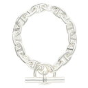 エルメス HERMES サイズ:16LINK Chaine d'Ancre MM シェーヌダンクルMMシルバーブレスレット(シルバー 56.48g)【10305...