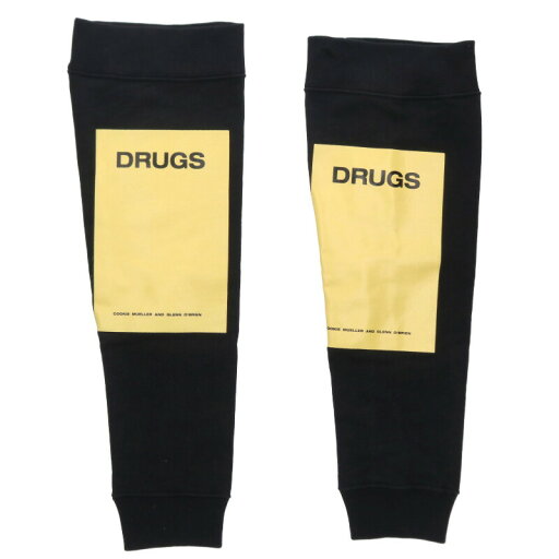 ラフシモンズ RAF SIMONS DRUGSスリーブアームウォーマー(ブラック×イエロー)【103052】【BS99】【小物】【中古】bb33#rinkan*A ラフシモンズ RAF SIMONS DRUGSスリーブアームウォーマー(ブラック×イエロー)【103052】【BS99】【小物】【中古】bb33#rinkan*A