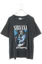 ヴィンテージ VINTAGE サイズ:XL 90s NIRVANA ニルヴァーナ NEVERMINDTシャツ(ブラック)【103052】【SB01】【メンズ】【...