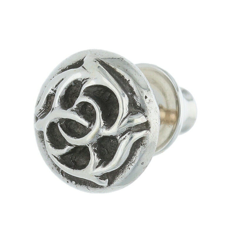 クロムハーツ Chrome Hearts STUD FLRLBLL フローラルボールスタッド シルバーピアス(シルバー 1.37g)【203052】【GZ11...