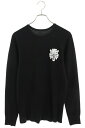クロムハーツ Chrome Hearts サイズ:L Thermal L S ヴァインダガーバックプリントサーマル長袖カットソー(ブラック)【203052】【S...