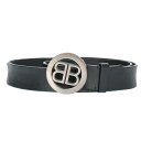 バレンシアガ BALENCIAGA 620355 BBバックルレザーベルト(ブラック)【903052】【BS99】【小物】【中古】bb212#rinkan*B