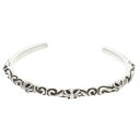 クロムハーツ Chrome Hearts BANGLE SBT SBTバンド シルバーブレスレット(シルバー 19.95g)【903052】【NO05】【小物...