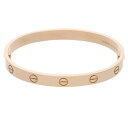 カルティエ Cartier サイズ:17 LOVE BRACELET K18PGラブブレスレット(ピンクゴールド 31.71g)【803052】【GZ14】【小...