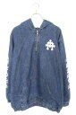 クロムハーツ Chrome Hearts サイズ:XL RUCKUS ハーフジップデニムアノラックブルゾン(インディゴ)【503052】【SS07】【メンズ】【...