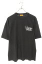 ヒューマンメイド HUMAN MADE ×ヴェルディ VERDY サイズ:XL XX29TE002 ロゴキャラクタープリントTシャツ(ブラック)【113052】...