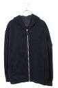 プラダ PRADA サイズ:M UJL194 S212 1YFJ 三角プレート付パーカー(ブラック)【503052】【SS13】【メンズ】【中古】bb82#ri...