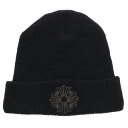 クロムハーツ Chrome Hearts サイズ:ONE SIZE WOOL WATCH CAP ウールワッチキャップ CHプラスステッチアクリルビーニーキャッ...