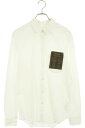 ルイヴィトン LOUISVUITTON サイズ:L 20AW RM202Q DLX HIS55W コットンDNA長袖シャツ(ホワイト)【903052】【OM10】【メンズ】【中古】bb205#rinkan*B(4)