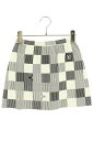 ルイヴィトン LOUISVUITTON サイズ:XS 23SS RW231W XL0 FOKZ06 ダミエニットスカート(ホワイト×グレー)【903052】【B...