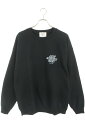 アンチカントリークラブ ANTi COUNTRY CLUB サイズ:XL ロゴプリントスウェット(ブラック)【013052】【BS99】【メンズ】【中古】bb78#rinkan*B