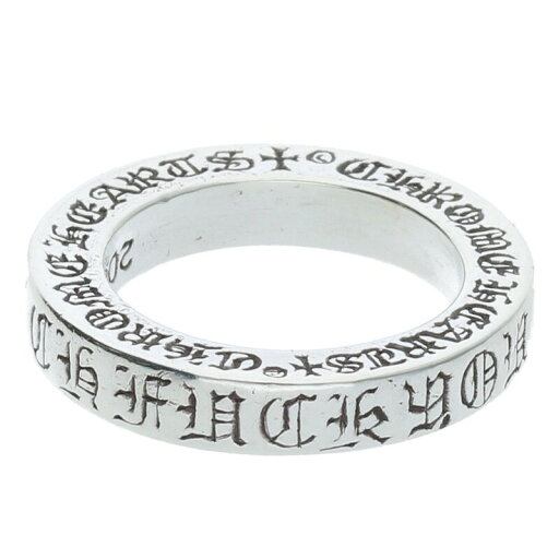 クロムハーツ Chrome Hearts サイズ:4号 3mm SPACER FUCKYOU 3mmスペーサーファックユー シルバーリング(シルバー 5.69g)【013052】【SS07】【小物】【中古】bb76#rinkan*B クロムハーツ Chrome Hearts サイズ:4号 3mm SPACER FUCKYOU 3mmスペーサーファックユー シルバーリング(シルバー 5.69g)【013052】【SS07】【小物】【中古】bb76#rinkan*B