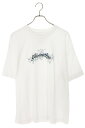 ジバンシィ GIVENCHY サイズ:M BM71JA3YMU フローラルプリントロゴ刺繍Tシャツ(ホワイト)【213052】【BS55】【メンズ】【中古】bb...