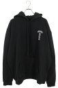 クロムハーツ Chrome Hearts サイズ:XXL SWTSHRT PLVR バックアーチロゴプルオーバーパーカー(ブラック)【213052】【SJ02】【メンズ】【中古】bb415#rinkan*S