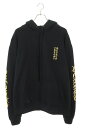 クロムハーツ Chrome Hearts サイズ:L SWTSHRT PLVR プルオーバーパーカー 1988アームロゴプリントプルオーバーパーカー(ブラック×ゴールド)【223052】【OM10】【メンズ】【中古】bb379#rinkan*B