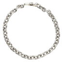 クロムハーツ Chrome Hearts サイズ:7inch PAPER CHAIN ペーパーチェーン シルバーブレスレット(シルバー 13.18g)【4130...