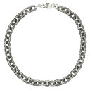 クロムハーツ Chrome Hearts サイズ:7inch PAPER CHAIN ペーパーチェーン シルバーブレスレット(シルバー 12.55g)【0230...
