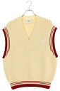 アミアレクサンドルマテュッシ AMI Alexandre Mattiussi サイズ:L 25SS UKS768KN0068 136 ハートA刺繍Vネックニット...