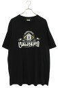 ヴェトモン VETEMENTS サイズ:M 19SS USS197071 SecretSocietyプリントTシャツ(ブラック)【613052】【OM10】【メ...