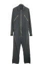 クロムハーツ Chrome Hearts サイズ:M ダガージップナイロンつなぎ(ネイビー×シルバー)【513052】【SJ02】【メンズ】【中古】bb302#...