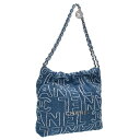 シャネル CHANEL シャネル22 AS3261 メダルチャーム付きチェーンデニムショルダーバッグ(インディゴ×シルバー)【513052】【GZ11】【小物...