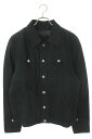 クロムハーツ Chrome Hearts サイズ:M DENIM CLASSIC JEAN デニムクラシックジーン 袖フローラルレザーパッチデニムジャケット(ブ...