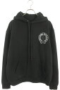 クロムハーツ Chrome Hearts サイズ:M SWTSHRT PLVR LTD ラスベガス限定バックホースシュープリントプルオーバーパーカー(ブラック)...
