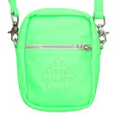 クロムハーツ Chrome Hearts TAKA MINI タカミニ セメタリークロスパッチショルダーバッグ(グリーン×シルバー)【713052】【SJ02...