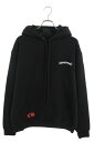 クロムハーツ Chrome Hearts サイズ:XL SWTSHRT PLVR LTD セントバース限定バックホースシュープリントパーカー(ブラック×ホワイト...