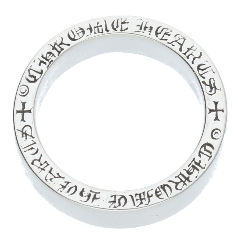 クロムハーツ Chrome Hearts サイズ:21.5号 6mm SPACER PLN 6mmスペーサープレーン シルバーリング(シルバー 11.92g)【423052】【OS06】【小物】【中古】bb453#rinkan*B
