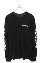 クロムハーツ Chrome Hearts サイズ:XL Thermal L S アームロゴサーマル長袖カットソー(ブラック)【023052】【SJ02】【メンズ...