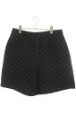 グッチ GUCCI サイズ:L 814885 XJG2I GG総柄ジャージーバスケットボールショートパンツ(ブラック)【123052】【BS99】【メンズ】【中...