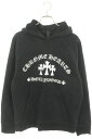 クロムハーツ Chrome Hearts サイズ:M SAILIN ON HD PLVR セメタリークロス刺繍プルオーバーパーカー(ブラック)【223052】【...