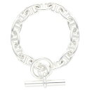 エルメス HERMES サイズ:15LINK Chaine d'Ancre MM シェーヌダンクルMMシルバーブレスレット(シルバー 54.5g)【923052...