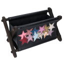 クロムハーツ Chrome Hearts REMOTE CONTROLLER RACK マルチスターパッチエボニーレッグレザーリモコンラック(ブラック×ブラウ...