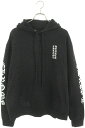 クロムハーツ Chrome Hearts サイズ:L SWTSHRT PLVR CHプラス総柄プルオーバーパーカー(ブラック)【523052】【SJ02】【メン...