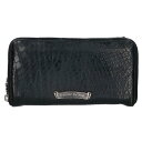 クロムハーツ Chrome Hearts REC F ZIP ALLIGATOR アリゲーター ラウンドジップアリゲーターレザー財布(ブラック×シルバー)【423052】【SS07】【小物】【中古】bb317#rinkan*B
