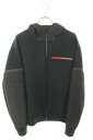 プラダ PRADA サイズ:XL SJC588 S221 1OUD リサイクルテクニカルジャージーフーディー ジャケット(ブラック)【623052】【SB01】...