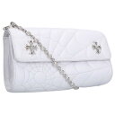 クロムハーツ Chrome Hearts ダブルCHプラス付きフローラルボールチェーンハンドバッグ(ホワイト×シルバー)【623052】【SS07】【小物】【...