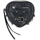 バレンシアガ BALENCIAGA 771674 ハートモチーフジュエリーボックスポーチ(ブラック)【923052】【BS99】【小物】【中古】bb33#ri...