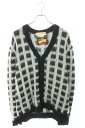 マルニ MARNI サイズ:50 CDMG0115Q0 チェックモヘアカーディガン(ブラック×ホワイト)【723052】【BS99】【メンズ】【中古】bb310...