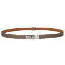 エルメス HERMES ケリーベルト U刻印 SV金具エトゥープベルト(グレー×シルバー)【723052】【BS99】【小物】【中古】bb339#rinkan...