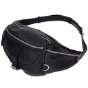 クロムハーツ Chrome Hearts #1 SNAT PACK スナットパック ダガージップガンスリンガーベルトレザーウエストバッグ(ブラック×シルバー)...