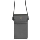 セリーヌ CELINE ショルダーフォンポーチ(グレー)【604052】【BS99】【小物】【中古】bb429#rinkan*B