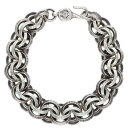 クロムハーツ Chrome Hearts 2 DOUBLE B RING ダブルBリング シルバーブレスレット(シルバー 90.36g)【314052】【NO...
